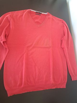 Jersey caballero pico color fresa talla XL