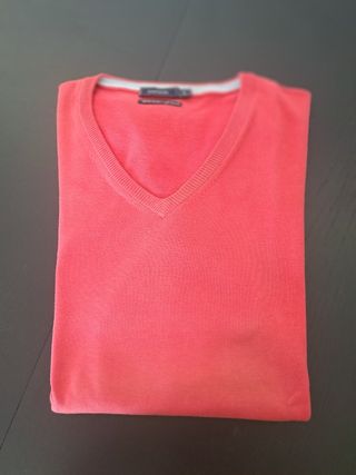 Jersey caballero pico color fresa talla XL