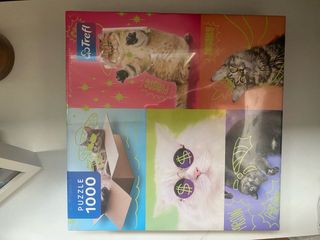 Puzzle 1000 piezas gatos Trefl
