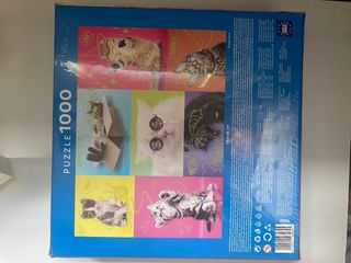 Puzzle 1000 piezas gatos Trefl