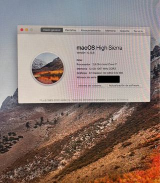 Imac 27 A1312 macOS High Sierra