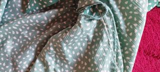 Blusa tirantes estampada verde