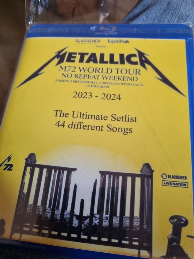 Metallica M72 World Tour Blu-ray Ultímate limited