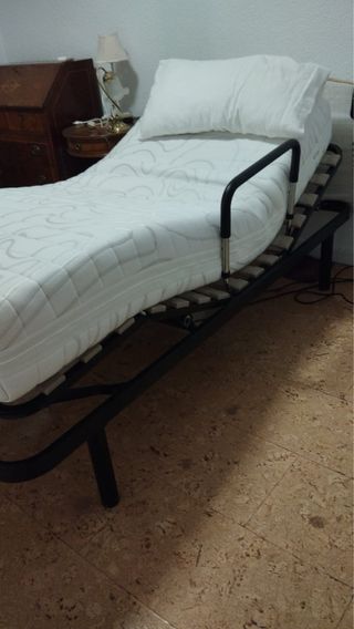Cama Ortopédica Eléctrica con Colchón