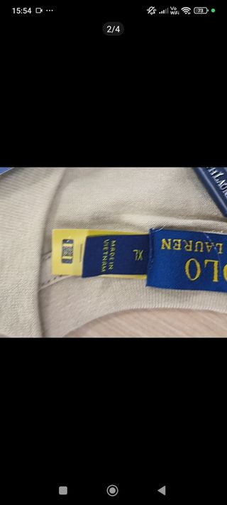 Camiseta Polo Ralph Lauren Beige
