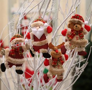 4 Adornos Navideños Colgantes