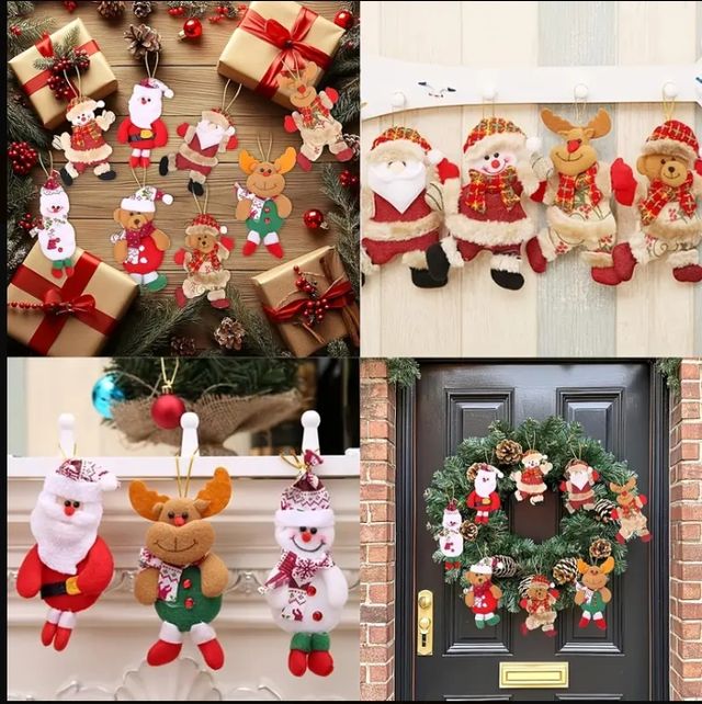 4 ornamenti natalizi da appendere