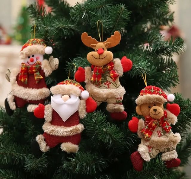 4 ornamenti natalizi da appendere