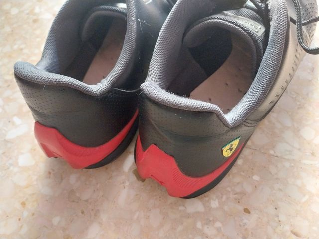 Zapatillas Puma Ferrari Negras Rojas
