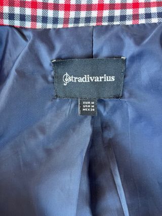 Blazers/Americana cuadros Stradivarius Talla S