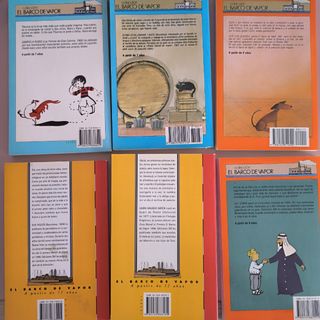 Seis libros de El Barco de Vapor