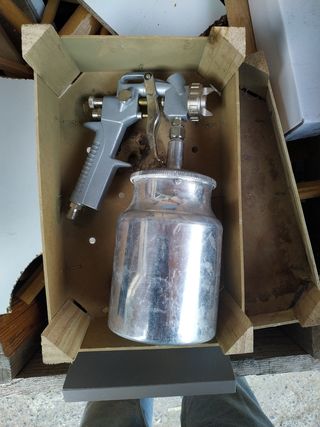 Pistola per verniciare in alluminio