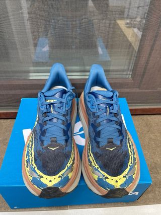 Hoka Stinson 7 Zapatillas Trail Azul/Amarillo