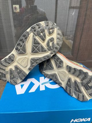 Hoka Stinson 7 Zapatillas Trail Azul/Amarillo