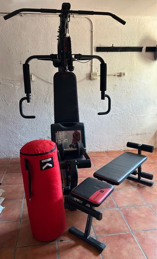 Máquina de gimnasio multifuncional + Pack completo