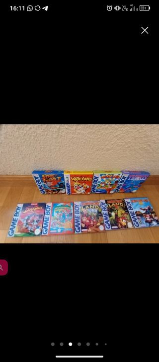 Lote Juegos Game Boy: Mario, Donkey Kong, Tetris