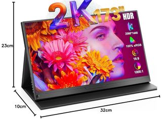 Pantalla Portátil 2K 17.3 + Soporte monitor