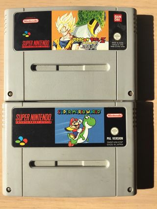 Pack SNES: Super Mario World y Dragon Ball Z