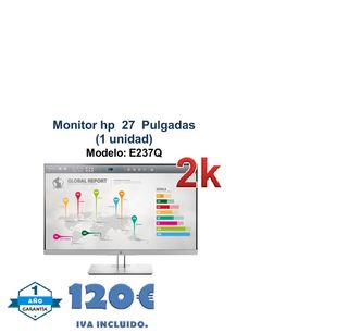 Monitor HP 27 Pulgadas E237Q