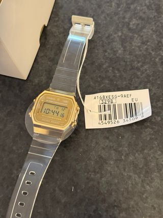 Orologio Casio A168XESG-9AEF Oro Trasparente