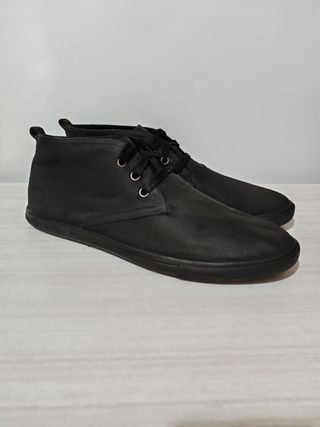 Scarpe uomo prada nere stivaletto stringate unisex
