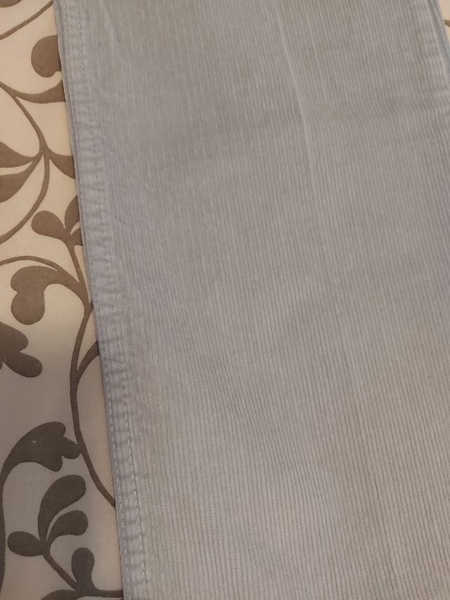 Calças Bombazina 1964 Jeans Azuis Claras Tam 34