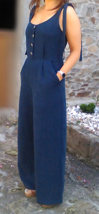 Mono azul Zara