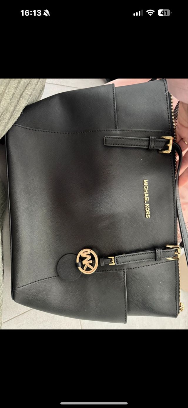 Bolso Michael Kors Negro Casi Nuevo