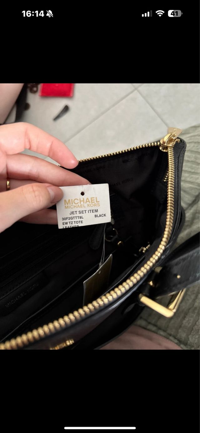 Bolso Michael Kors Negro Casi Nuevo