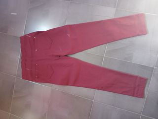 Pantalón elástico  burdeos