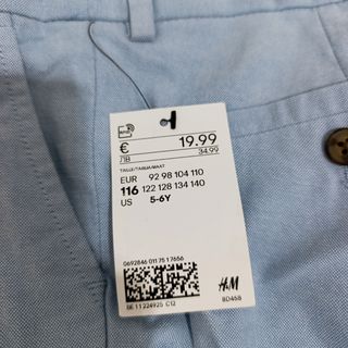 Pantalón chino azul H&M