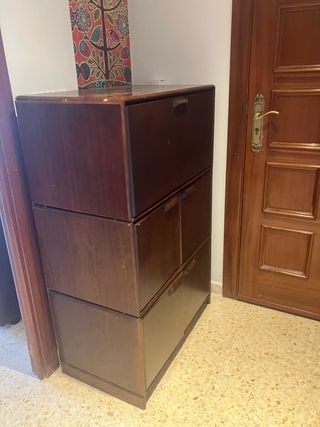 Mueble comedor caoba