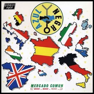 Vinilo Azul y Negro Mercado Común