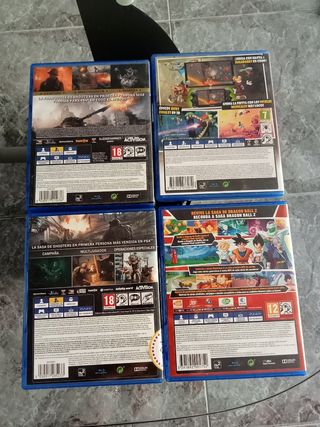 4 Juegos PS4: Call of Duty, Rayman, Dragon Ball