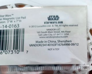 Bloc de notas magnético Star Wars Vader