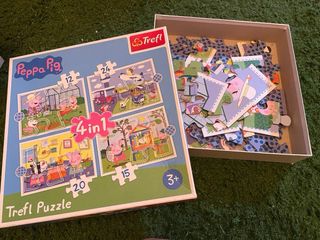 Puzzle Peppa Pig 4 en 1 Trefl