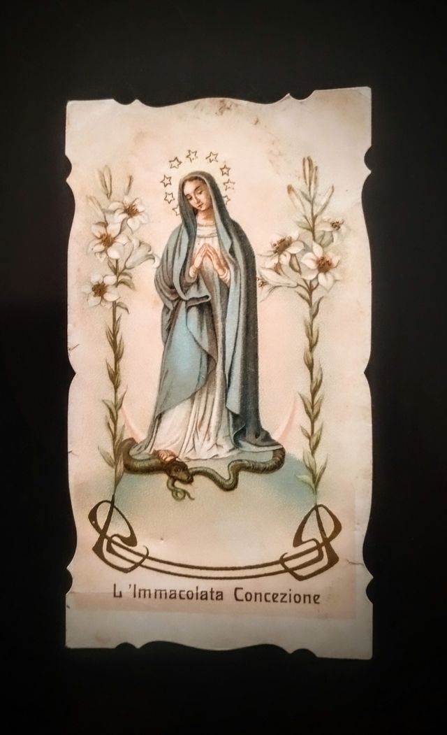 Immaginetta Immacolata Concezione primi '900