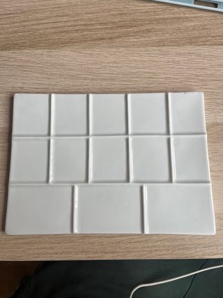 paleta para mezclar cerámicas dentales