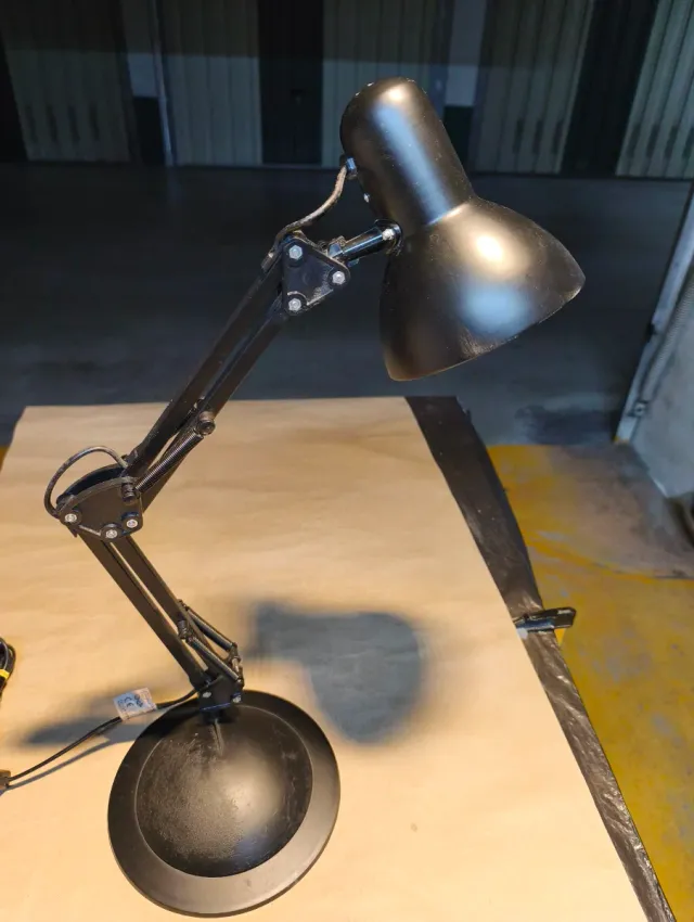 Flexo de mesa negro metálico