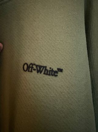 Sudadera Off-White Verde