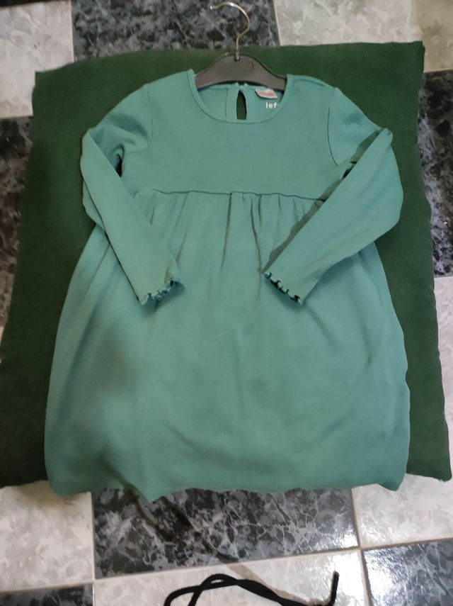 Vestido verde 2-3 años