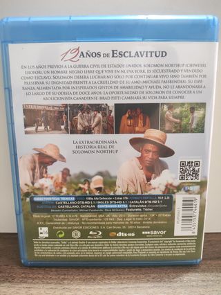 Blu-ray 12 Años de Esclavitud