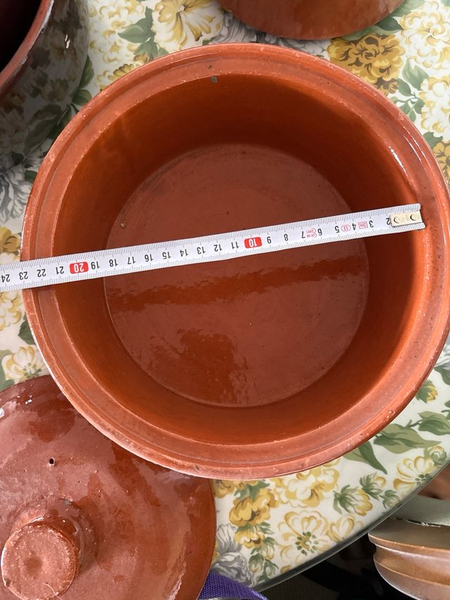 Cazuelas de barro (2 unidades)