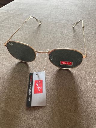Gafas de Sol Ray-Ban Doradas y Negras