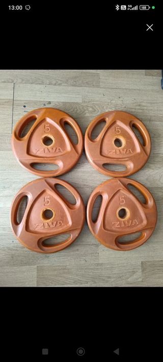 5 discos ZIVA 5kg