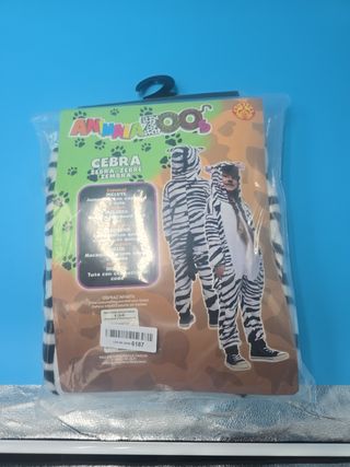 Disfraz Cebra Animal Zoo Talla S (3-4 años)