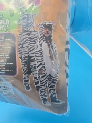 Disfraz Cebra Animal Zoo Talla S (3-4 años)
