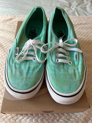 Zapatillas Vans Authentic Verde/Turquesa