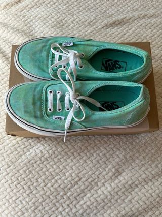 Zapatillas Vans Authentic Verde/Turquesa