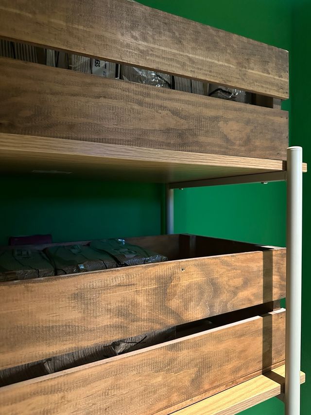 Caja de madera para almacenamiento